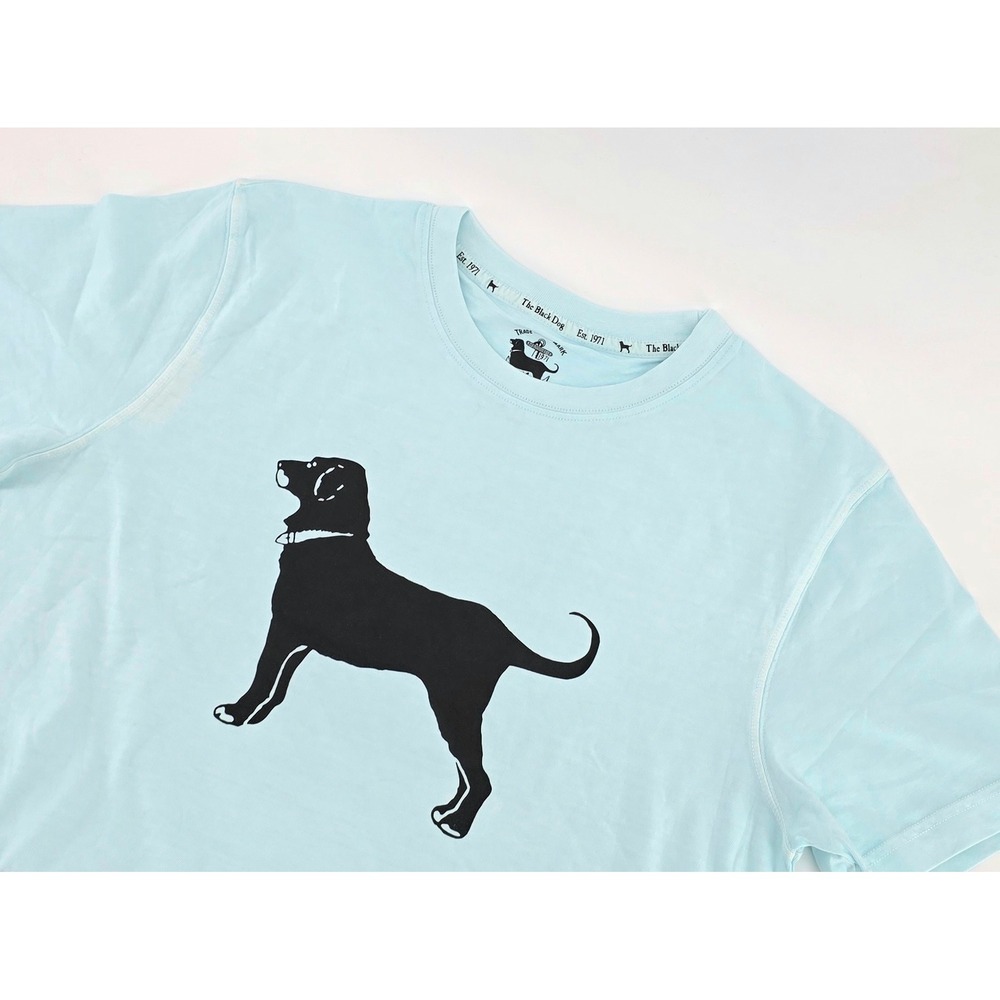 The Black Dog Short Sleeve T-Shirt Size Small Coastal Blue Marthas Vineyard 2026